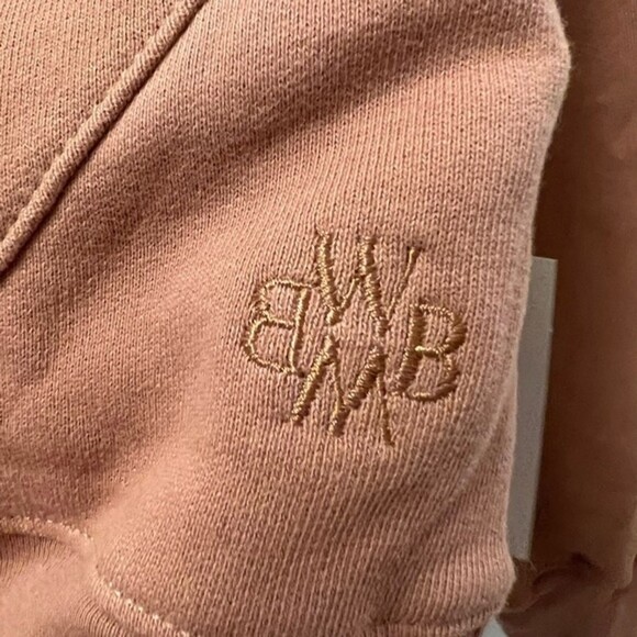 NWT well being being well small avalon half zip hoodie organic cotton small - Picture 10 of 12